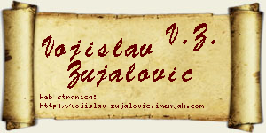 Vojislav Zujalović vizit kartica